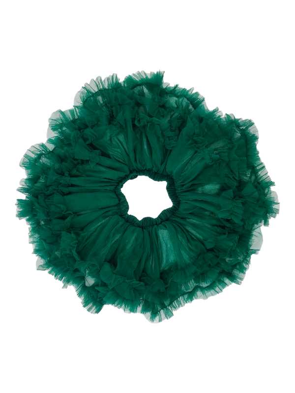 Forest green fluffy tutu - Image 2