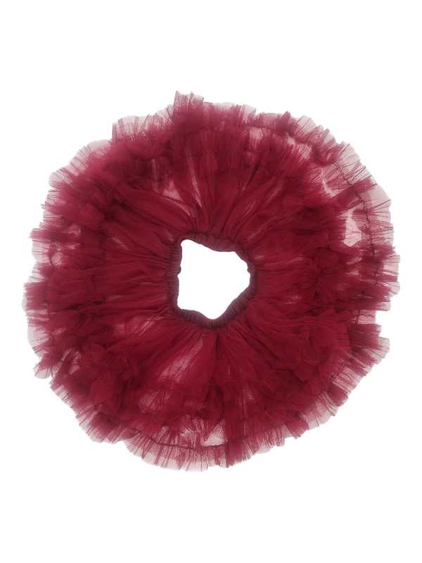 Maroon fluffy tutu - Image 2