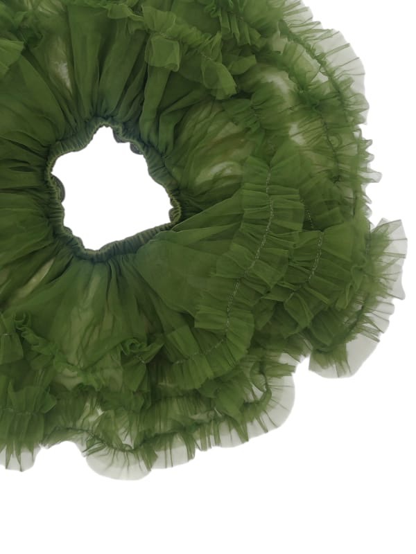 Olive green fluffy tutu