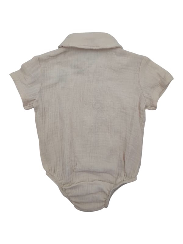 Cream muslin romper - Image 2